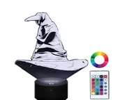 Lampy stojące - Lampka Nocna Z Imieniem Harry Potter Tiara 3D Led - miniaturka - grafika 1