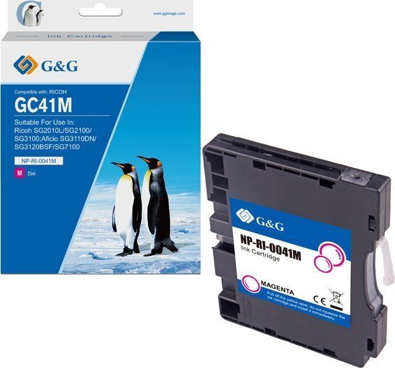 Tusz G&G kompatybilny ink / tusz z 405767, NP-RI-0041M, magenta, 600s