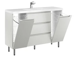Szafka Stojąca Z Umywalką ETH 120 cm K - Kaszmir Mat - Szafki łazienkowe - miniaturka - grafika 1