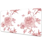 Podkładki na biurko - Mata na biurko Kwiaty w pastelowych kolorach 90x45 cm - miniaturka - grafika 1