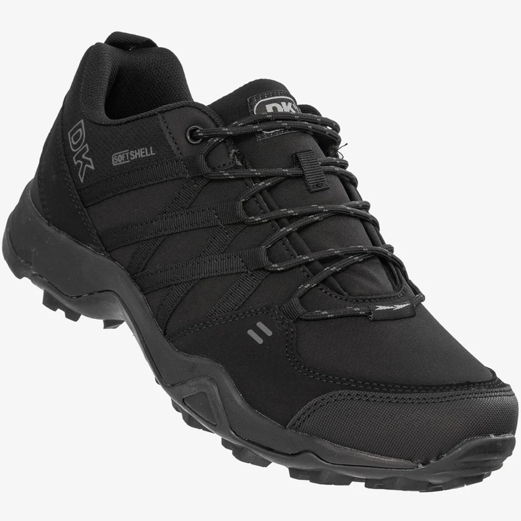 Buty Trekkingowe Damskie DK Softshell Sportowe Terenowe Czarne 40