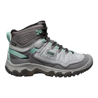 Buty trekkingowe damskie - Damskie buty outdoorowe Keen TARGHEE IV MID WP Alloy/Granite green US 11 - miniaturka - grafika 1