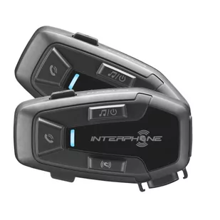 INTERPHONE U-COM7R | Podwójne | Zdejmowany interkom motocyklowy Bluetooth 5.2 i zintegrowana bateria 15 godzin autonomii, 4 motocykle 1 km, kompatybilny z TFT i GPS, wodoodporny, głośnik 32 mm - Akcesoria motocyklowe - miniaturka - grafika 1