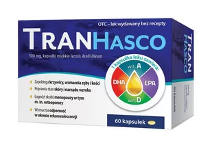 Hasco-Lek Tran 500 mg naturkaps x 60 kaps - Przeziębienie i grypa - miniaturka - grafika 1