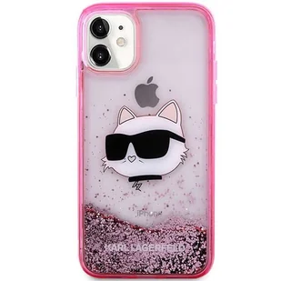 Karl Lagerfeld KLHCN61LNCHCP iPhone 11/ XR różowy/pink hardcase Glitter Choupette Head - Etui i futerały do telefonów - miniaturka - grafika 5