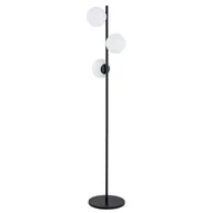 Lampy stojące - Lampa podłogowa stojąca Malaga czarno-biała 3xE14x10W wym: 157 x 32 x 32 cm metal Alfa - miniaturka - grafika 1