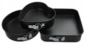 Formy do ciast - Brunbeste ZESTAW BLACH FORM GRANITOWYCH DO PIECZENIA 3 SZT 1038 1038 - miniaturka - grafika 1