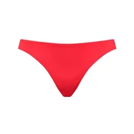 Stroje kąpielowe - Strój kąpielowy damski Puma SWIM czerwone 90767201 - miniaturka - grafika 1