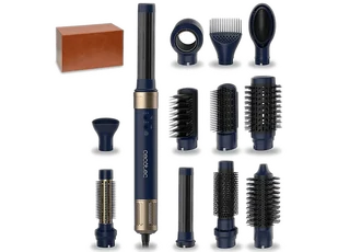 Cecotec Bamba CeramicCare 12in1 AirGlam Blue Niebiesko-złoty - Suszarko-lokówki - miniaturka - grafika 1