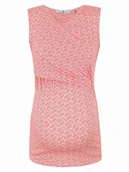 Bluzki damskie - Damska tunika do karmienia czerwona Bellybutton Maternity, r.L - miniaturka - grafika 1