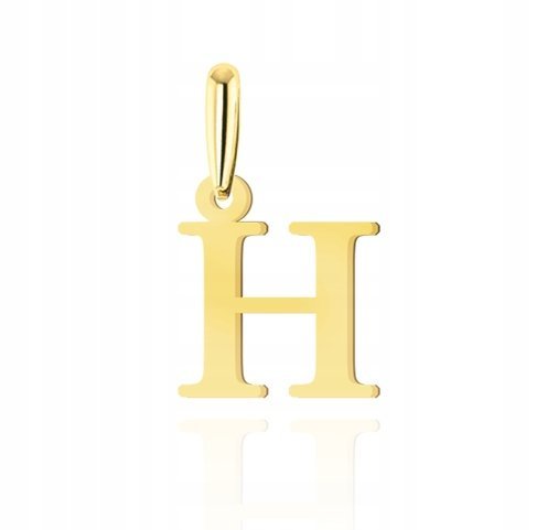 ZŁOTA ZAWIESZKA LITERKA H 333