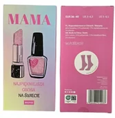 Skarpetki damskie - SOXO Skarpetki długie damskie DLA MAMY w pudełku 1 PARA roz. 36-40 037 - miniaturka - grafika 1