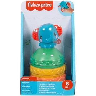Fisher Price Price Price Słonik do układania GWL66 Price GWL66 - Zabawki interaktywne dla dzieci - miniaturka - grafika 1