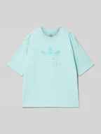 Koszulki dla chłopców - T-shirt z wyhaftowanym logo - miniaturka - grafika 1