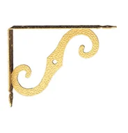 Meble modułowe i akcesoria - Podpórka ornamentalna 2-200x150 mosiądzoStalowa podpórka ozdobna, ornamentalna w kolorze złotym, model 2, hiszpańskiej firmy AMIG. - miniaturka - grafika 1