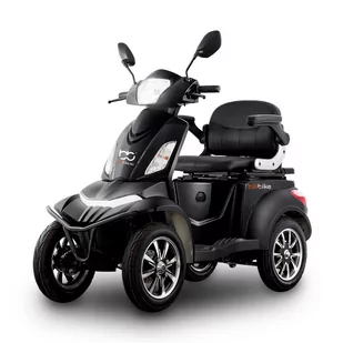 Skuter elektryczny, czterokołowy pojazd dla seniora BILI BIKE SHINO QUADRO -czarny - Skutery - miniaturka - grafika 1