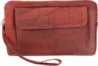 Nerki - Dwukomorowa saszetka męska ze skóry naturalnej - miniaturka - grafika 1