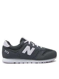 New Balance Sneakersy YC373AL2 Szary - Buty dla dziewczynek - miniaturka - grafika 1