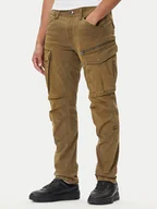 Spodnie męskie - G-Star Raw Spodnie materiałowe Rovic Zip 3D D02190-E172 Zielony Tapered Fit - miniaturka - grafika 1