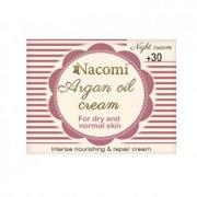 Kremy do twarzy - Nacomi Argan Oil Cream Arganowy krem na noc z kwasem hialuronowym 30+ 50ml 0000058816 - miniaturka - grafika 1