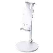 Uchwyty samochodowe do telefonów - USAMS Uchwyt Uchwyt biurkowy na telefon/tablet biały/white ZJ057ZJ02 US-ZJ057 101647 - miniaturka - grafika 1
