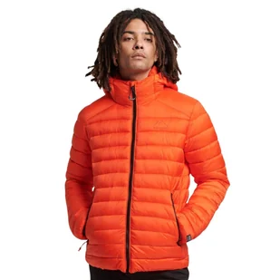 Kurtka męska Superdry Hooded Fuji Sport puchowa zimowa pomarańczowa-L - Kurtki męskie - miniaturka - grafika 1