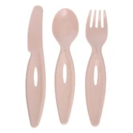 Sztućce dla dzieci - Plastikowe sztućce dla dzieci Pastelowe, Canpol Babies - miniaturka - grafika 1