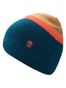 Trollkids Czapka beanie "Nordland" w kolorze niebiesko-jasnobrązowym - Czapki dla dzieci - miniaturka - grafika 1