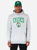 Bluzy męskie - Bluza męska z kapturem kangurka New Era Celtics 60505438 2XL Jasnoszara (0197883645913). Bluzy z kapturem męskie - miniaturka - grafika 1