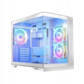 Obudowy komputerowe - Obudowa Modecom Volcano Panorama APEX ARGB 3F MIDI, Biała - miniaturka - grafika 1