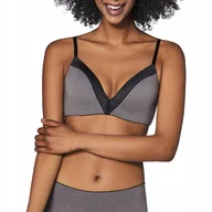 Biustonosze - Sloggi biustonoszbez fiszbin wow Embrace push-up usztywniany szary S - miniaturka - grafika 1