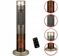 Ogrzewanie przenośne - Grzejnik ceramiczny styl kominek 2100W Dms TKH-02 - miniaturka - grafika 1