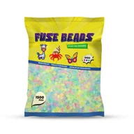 Prace ręczne dla dzieci - Koraliki Do Prasowania Świecące W Ciemności 1500 Szt Benny Beads Rozmiar Midi 5Mm - miniaturka - grafika 1