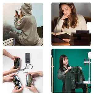 USAMS Powerbank PB68 30000mAh 20W PD+QC 3.0 Fast charging Digital Display czarny/black XY 30KCD19101 US-CD191 - Powerbanki - miniaturka - grafika 8