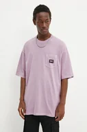 Koszulki męskie - Vans t-shirt męski kolor fioletowy gładki VN000HESD451 - miniaturka - grafika 1