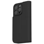 Etui i futerały do telefonów - Moshi Overture MagSafe - Skórzane etui 3w1 z klapką iPhone 16 Pro Max (Charcoal Black) - miniaturka - grafika 1