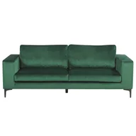 Sofy i kanapy - Beliani Sofa welurowa zielona VADSTENA - miniaturka - grafika 1