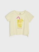 Koszulki dla dziewczynek - Sinsay - Koszulka - żółty - miniaturka - grafika 1