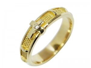 Różaniec na palec ze złota Au 585 ROZ001