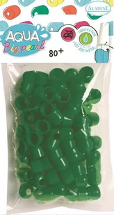 Aladine Koraliki, aqua big pearl, zielone, 80 sztuk - Scrapbooking - miniaturka - grafika 1