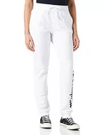 Spodnie damskie - Champion Damskie spodnie dresowe Legacy American Classics Big Logo Rib Cuff, białe, XXXL - miniaturka - grafika 1