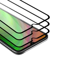 Szkła hartowane na telefon - 3x Szkło Hartowane Do Xiaomi RedMi 9A / RedMi 9AT Folia pancerna Ochronny w PRZEZROCZYSTY Z CZARNYM Tempered Glass Cadorabo - miniaturka - grafika 1