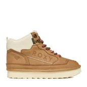 Botki damskie - Trzewiki Roxy CEO-V12-1126 Beżowy - miniaturka - grafika 1