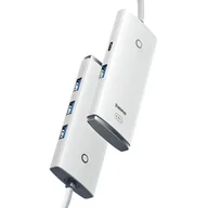 Huby USB - Baseus Lite Series przejściówka HUB USB Typ C - 4x USB 3.0 2m biały (WKQX030502) - miniaturka - grafika 1