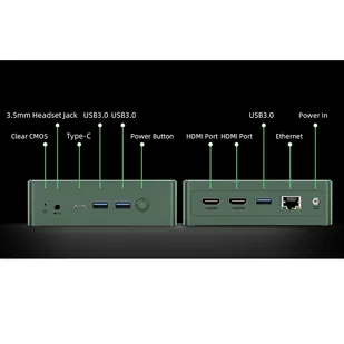 BMAX B6 Pro Mini PC Intel Core i5-1030NG7, 16GB LPDDR4 512GB SSD, Windows 11, 5G WiFi - Mini PC - miniaturka - grafika 9