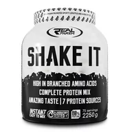Odżywki białkowe - BIAŁKO Real Pharm SHAKE IT ODŻYWKA BIAŁKOWA - 2250g Truskawka - miniaturka - grafika 1