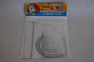 Penmate Komplet kreślarski z linijką 15cm - Linijki, ekierki - miniaturka - grafika 1