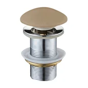 Korki do umywalek - Mexen korek klik-klak okrągły, cappuccino ceramiczny mat - miniaturka - grafika 1