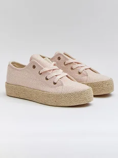 Bellucci Espadryle w kolorze jasnoróżowym - Espadryle damskie - miniaturka - grafika 1