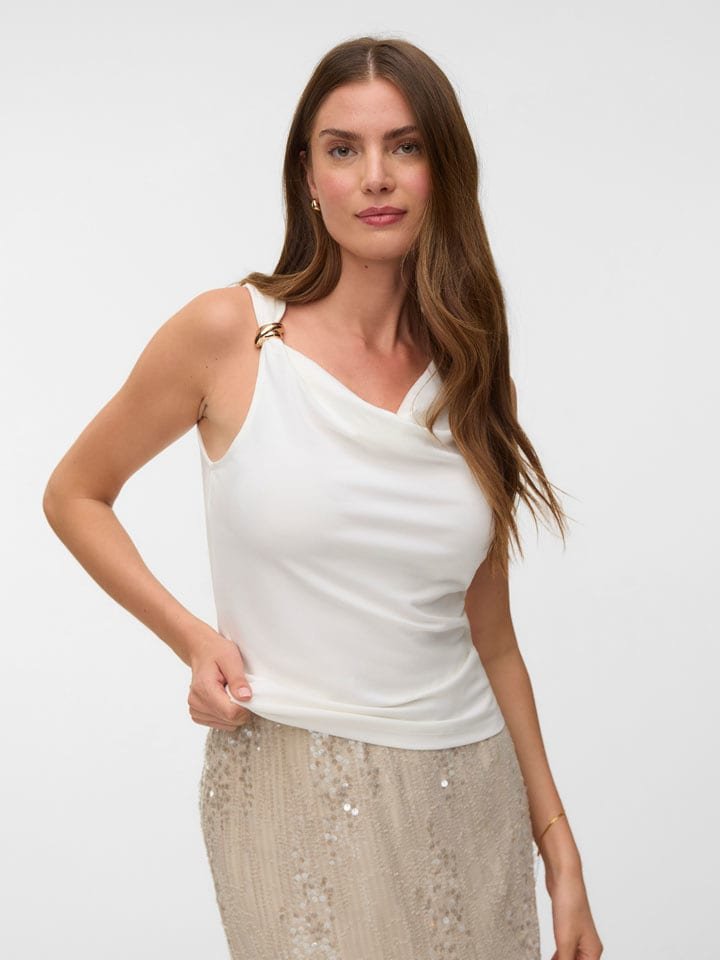 Vero Moda Bluzka w kolorze białym